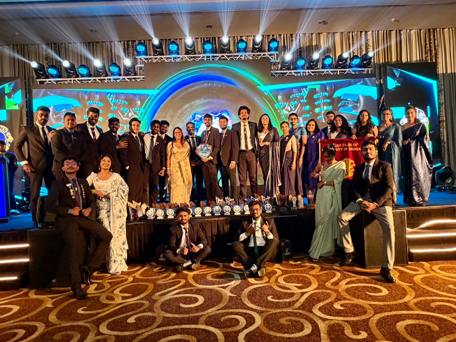 UoM Leos awards night team